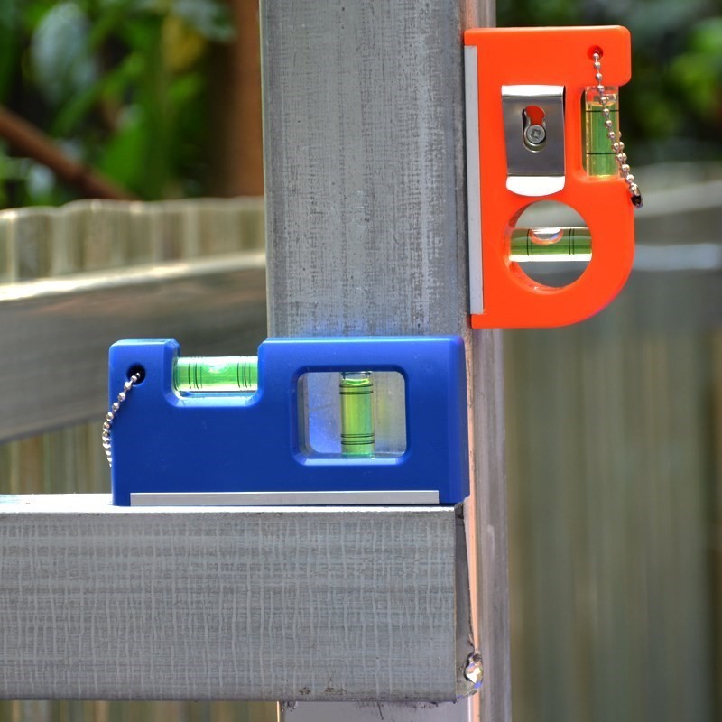  Portable personality portable small horizontal ruler orange color magnetic brick indoor construction Magnetic creative home 10cm memes