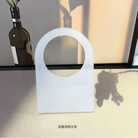 Круглый прозрачный кронштейн, пищевой силикон, готовая модель поставляется в произвольных цветах.