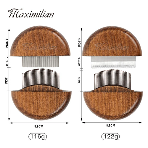 Pet Combs твердые древесины антикварные анти -фарковые кошки расчесывают волосы, расчесывающие собачьи паутки Pet Pet Supplies
