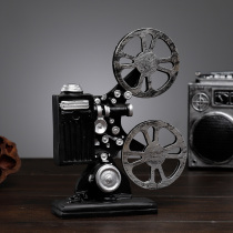 Movie projector retro creative small ornaments old-fashioned home decoration room book desktop decoration living room wine cabinet