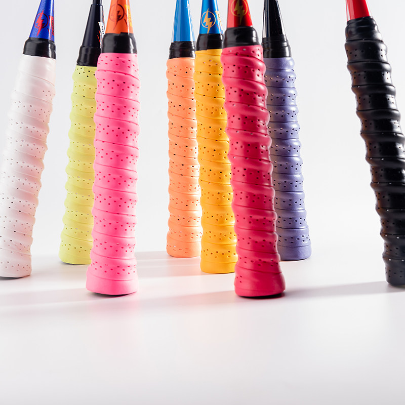 SOTX badminton racket hand glue perforated breathable keel sweat-absorbing belt Slingshot fishing rod non-slip handle winding strap