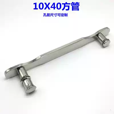 Bath door stainless steel handle bathroom powder room glass door sliding door handle head handle square tube 300m