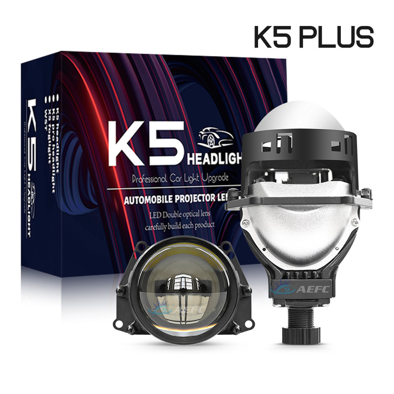 New K5Plus Dual-Lens Car Led Headlight 3inch Laser Lens High-Power 65W Non-Destructive H4 H7 New K5Plus Dual-Lens Car Led Headlight 3inch Laser Lens High-Power 65W Non-Destructive H4 H7