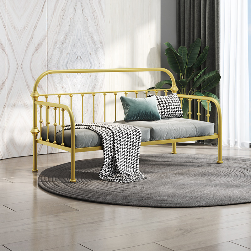 European-style wrought iron sofa princess bed living room bedroom simple modern Nordic sofa chair splicing children's bed single bed