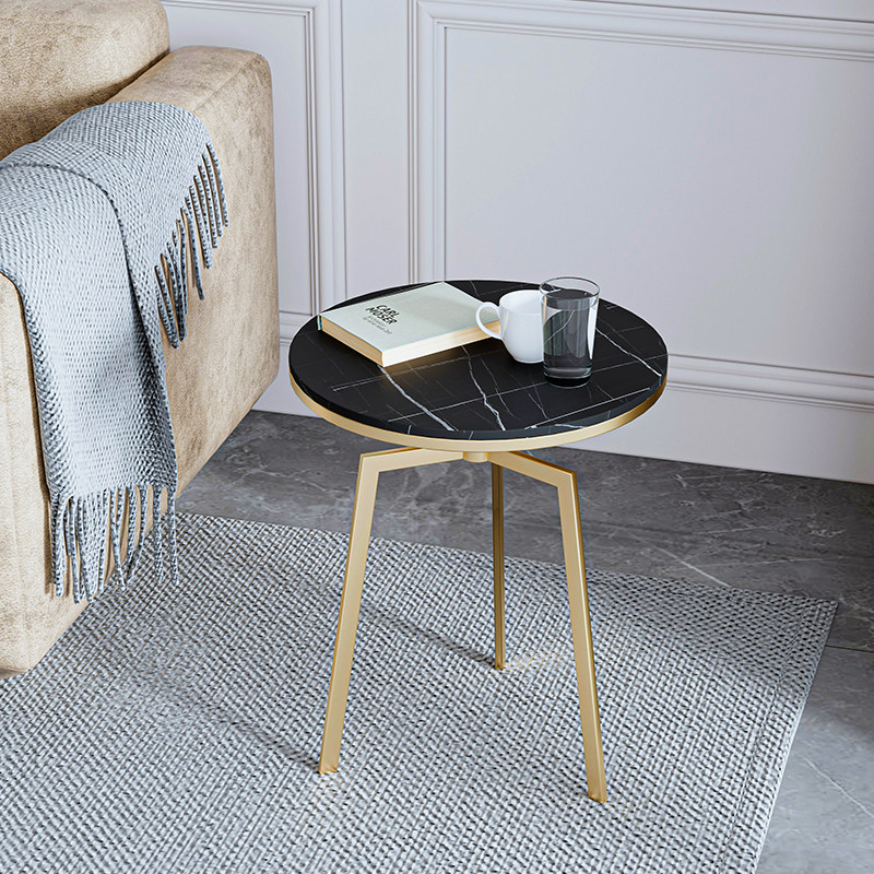 Northern Europe Light Luxury Rock Tea Coverage Modern mini-small Little House Living Room Paint Creative Circular