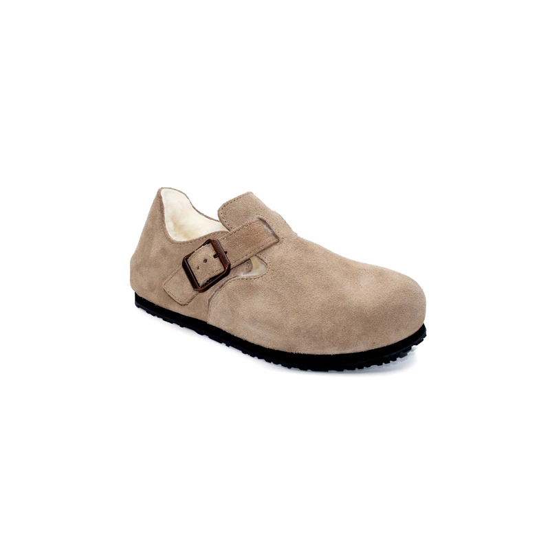 Yunzhimu Heaithycorko Juanjie Fleece-Lined Full-Grain Leather 1774 Series Sheepskin Integrated Leather Shoes