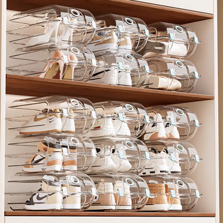 Transparent Shoe Box, Durable Shoe Storage Solution, Space-Saving Plastic Shoe Cabinet Storage Box, Household Dust-Proof Shoe Rack