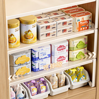 Cabinet Layered Partitions, Kitchen Retractable Countertop, Multi-Functional Storage Rack, 2025 New Model Spice Storage Rack