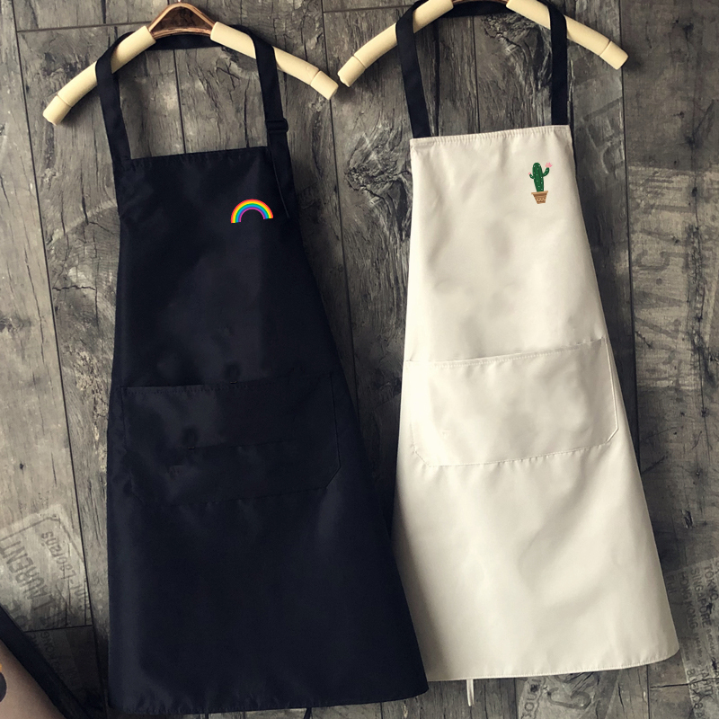 Kitchen Apron waterproof and anti-oil home Fashion women Skirts Han Edition Cute Day Ensemble Workwear Adult Men Custom