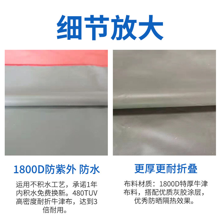 Folding Stall Advertising Campaign Four-legged Corner Tent Large Umbrella Sunshade Canopy Extra-thick Sunscreen Waterproof Tarpaulin Top Cloth