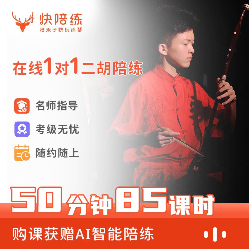 Quick Sparring Erhu Sparring 50 minutes 85 lessons Online 1-on-1 course Professional Online Erhu Sparring