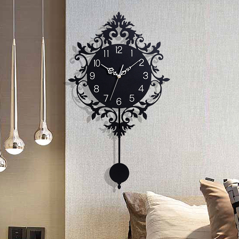 Watch Watch Walk Watch Clock Living Room Fashion Household Personality quiet quartz clock decorated with Simple Atmospheric Renaissance Clock