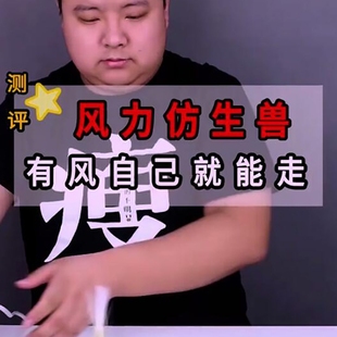 吹风就能走的机械仿生兽，你玩过吗