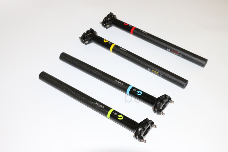 New ASIA Half-racking Half Bright Twill Double Nail Joint Sitting Pipe Full Carbon Fiber Mountain Road Car Sitting Pole