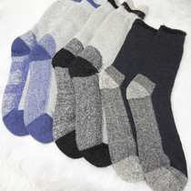 Melinu sheep wool socks full towel mens thick solid autumn and winter warm thickened and breathable midcylinder socks outdoor cold-proof