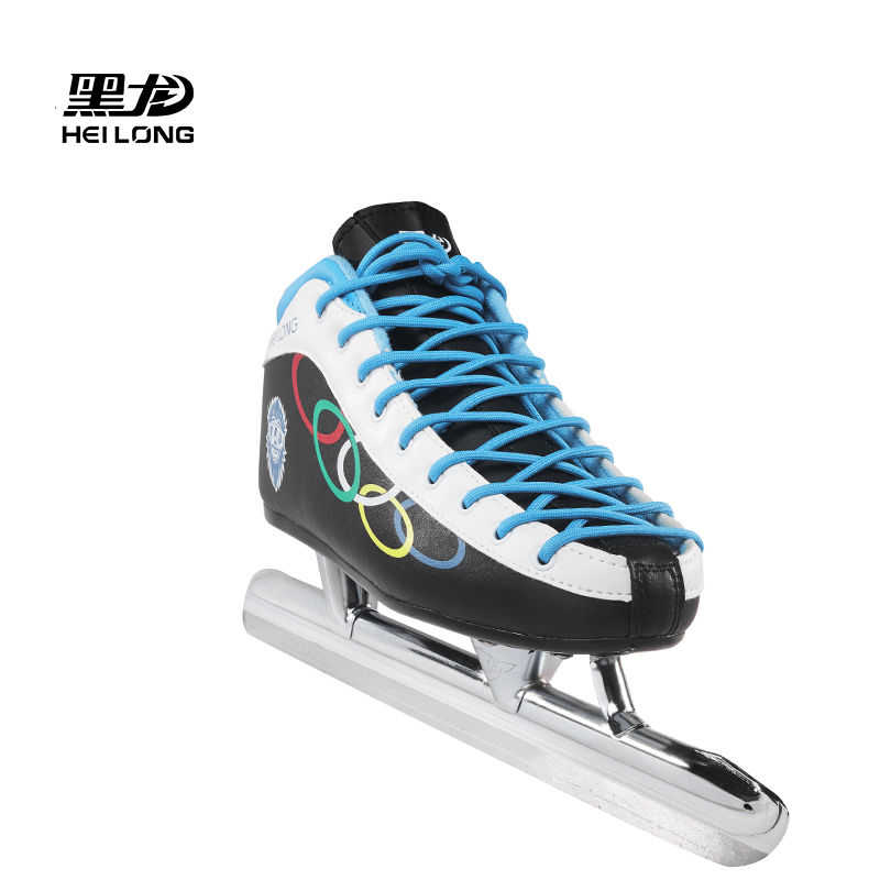 Black Dragon Boulevard Speed Skating Ice Knife Shoes Children Beginners Skating Shoes Adults Men and women Ice Cutters Polar Light Flying Wing Series