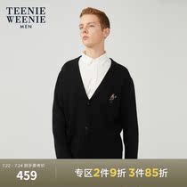 TeenieWeenie Bear mens Korean fashion casual cardigan 2021 spring new mens sweater trend