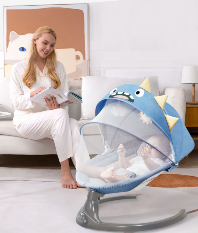 Cradle Hammock Cot Baby Sleeping Toy Indoor Electric Bed Intelligent Rocking Bed Adult Kid Sleeping with Sleeping God