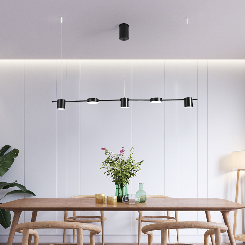 Dining room Bedroom Guest Bedroom TABLE CHANDELIA LED MINIMALIST POSTMODERN EXTREMELY MINIMALIST PERSONALITY ATMOSPHERE HOME NORDIC DINING ROOM LAMP
