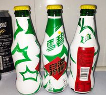  Coca-Cola Sprite white wine lemon flavored soda carbonated drink 2019 limited edition glass bottle glue-coated