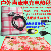5V12V48V60V electric mattress DC electric blanket heating blanket car three-wheel battery car heating mattress outdoor
