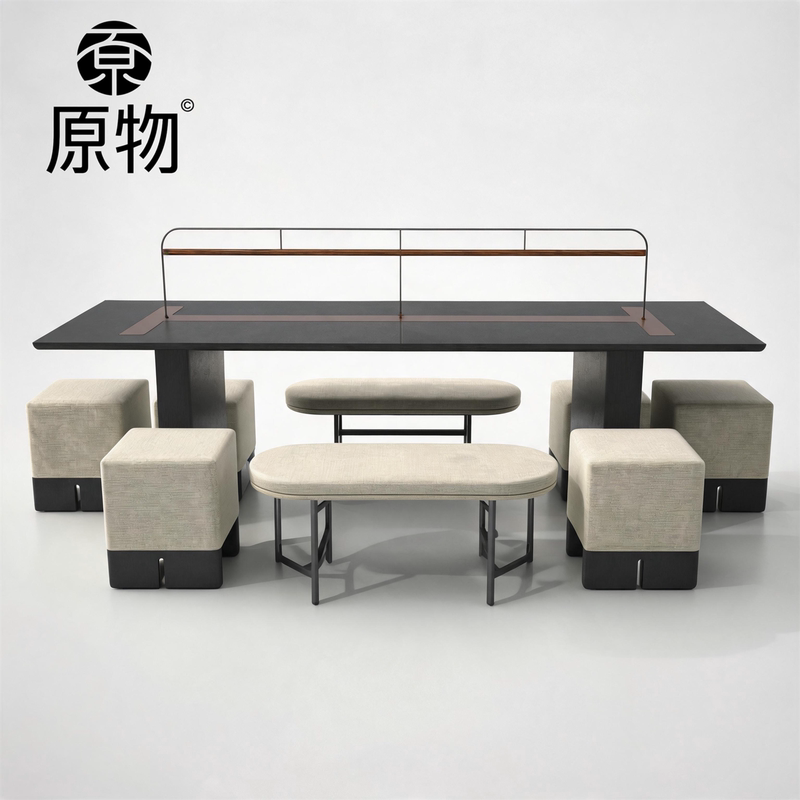 Sales Office, Hotel Lobby, Cafe, Meeting Table, Library, Mezzanine Desk, Reading Table and Chair Set
