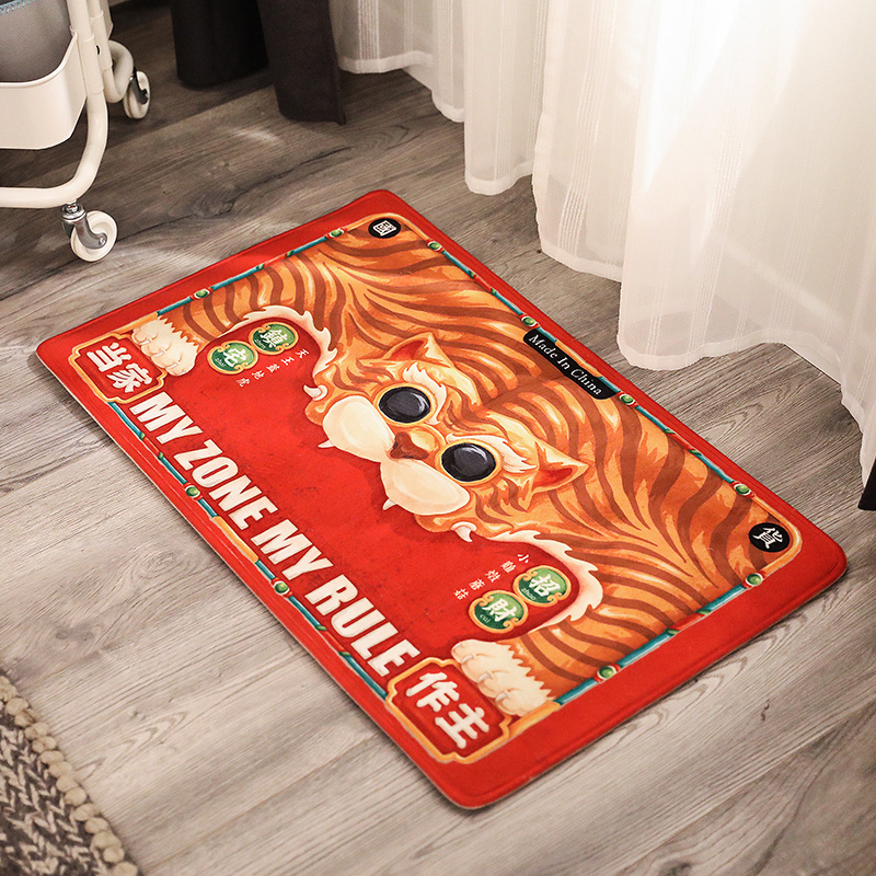 Oriental gift door mat Toilet kitchen non-slip mat Bathroom absorbent mat Bedroom thickened bedside carpet