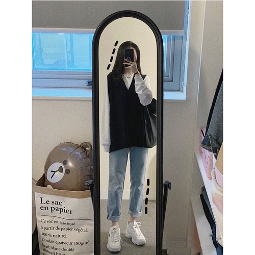 Ретро штаны, жилет, толстовка, комплект, осенние, подходит для подростков, в западном стиле, 3 предмета