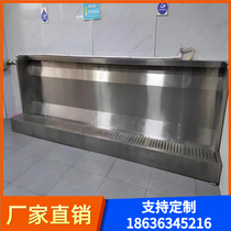 Factory direct sales pedal community school thickened stainless steel urinal public toilet kindergarten custom bar
