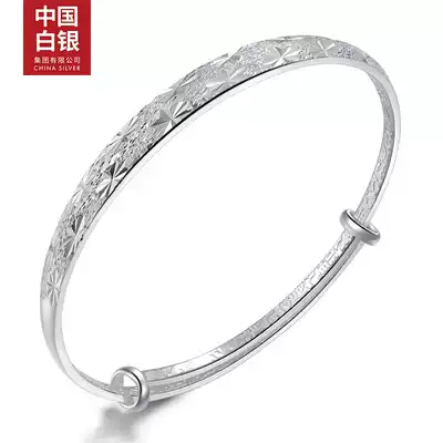 China silver 999 foot silver bracelet women's style Forest opening Star Fashion young model send mother to girlfriend