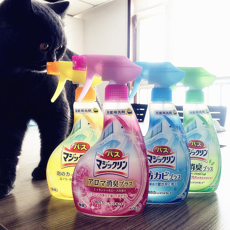 Japan Imported Flowers King Bathroom bath Detergent 400ml Home Cleaning Spray Makeup Room Liquid Cleaning