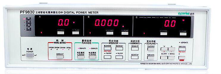 Hangzhou remote PF9830 three-phase power tester power meter power meter power tester