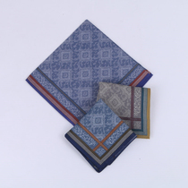 43cm pure cotton cashew nuts great jacquard mens color textured handkerchief soft full cotton Inn Wind mens business pocket handkerchief