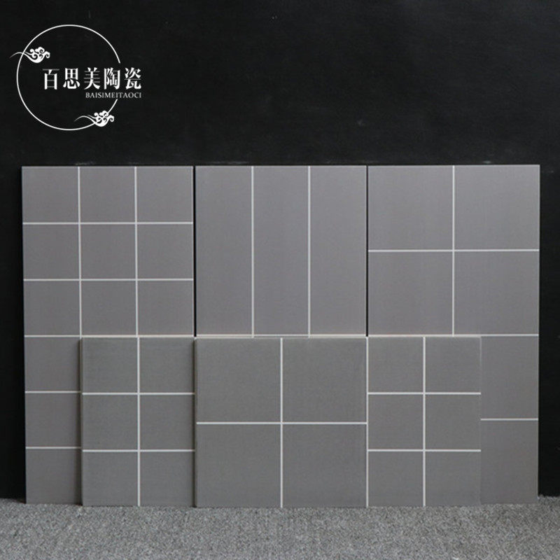 Nordic Mesh Red Grey Matt Porcelain Sheet 300x600 Imitation Ancient Brick Bread Wall Brick Balcony dressing room Kitchen Magnetic Brick