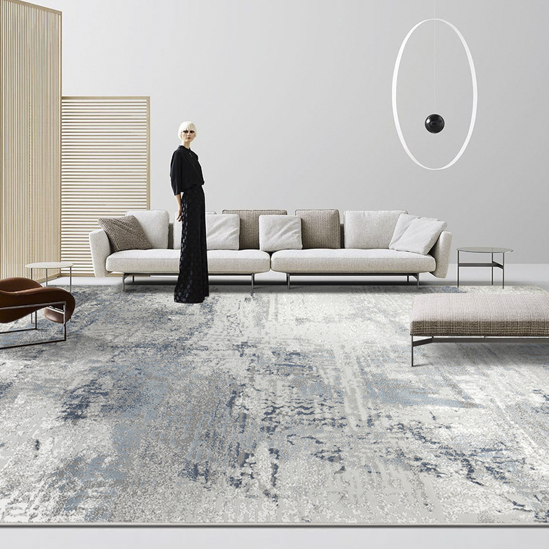 古臻土耳其设计意式轻奢地毯客厅极简高级沙发茶几毯简约现代床边