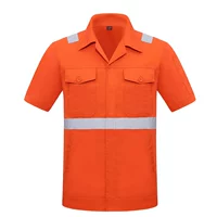 Оранжевая серая полоса Dested (Short -Sleeved One Top)