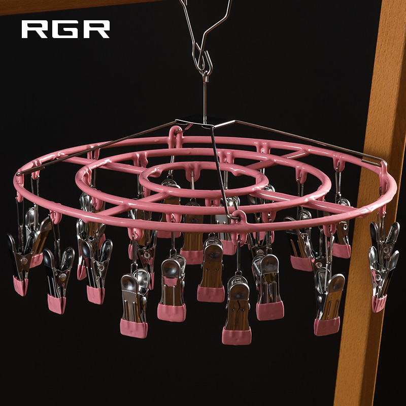 Drying rack multiple clamps socks drying socks round socks round socks multi-functional clothes frame sunbathing rack socks