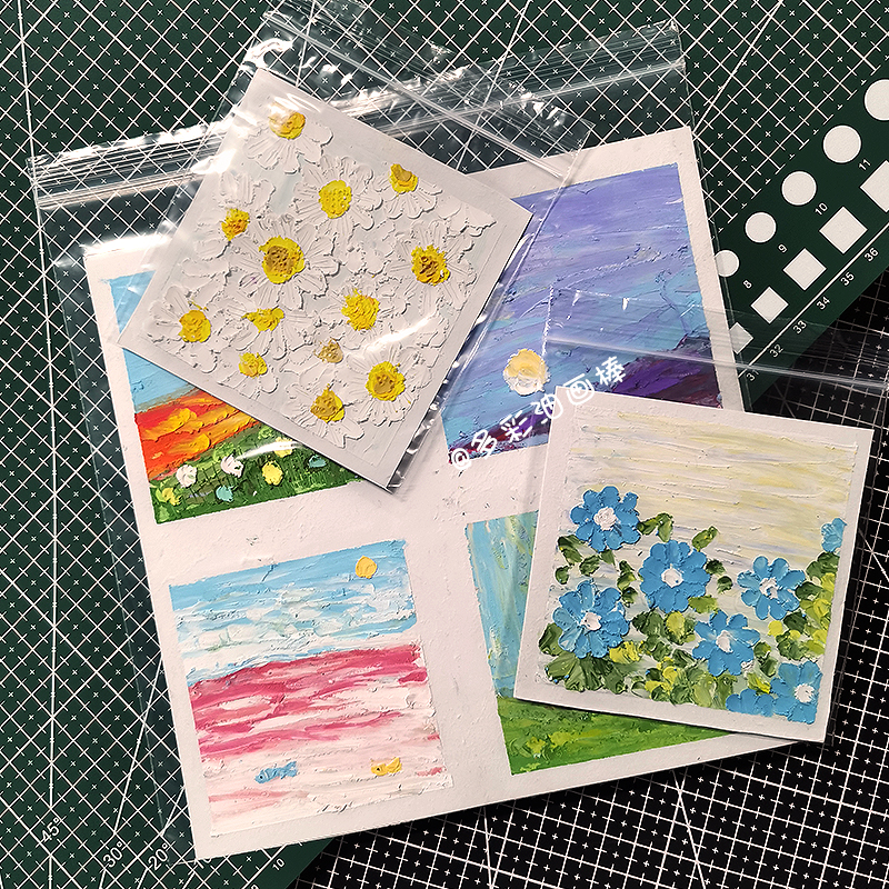 Oil painting stick works storage bag10*10 20*20 A5 A4 can be installed in the painting of Nagorrle