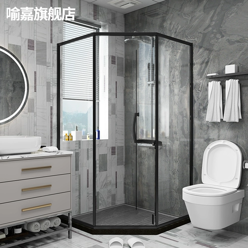 Алмазная душевая комната сухой мокрое разделение.