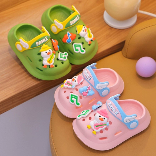 Детские слайдеры, летние нескользящие тапочки для раннего возраста