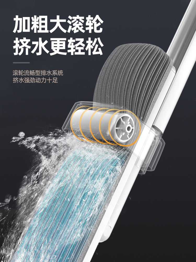 Free Hand Wash Sponge Mop Household Sloth Net Red Water Absorbent Mound Cloth One Tugging Cotton Head Tug Mop Net Hand Mop Net