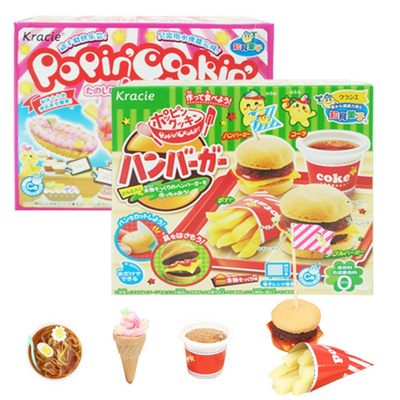 漢堡包迷你小玲完小林日本食玩可食小伶玩具女孩曰本diy知育菓子