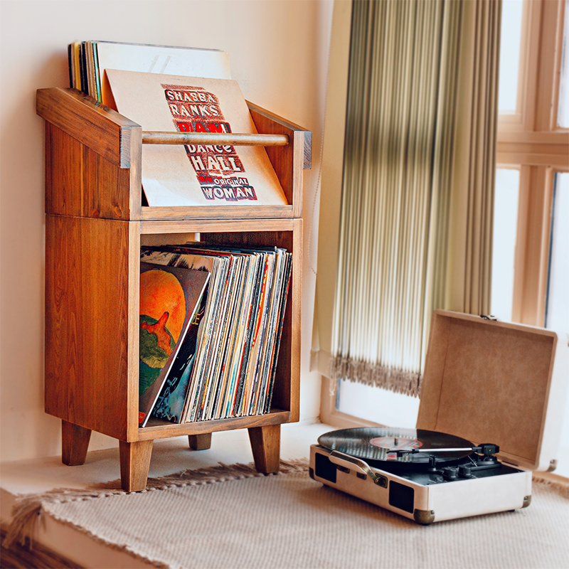 NAILEE | custom vinyl record storage rack vinyl cabinet solid wood storage l storage box vinyl record player rack