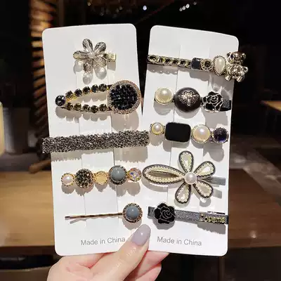 Net red 2021 new one-character hairclip side hairclip Summer 2020 clip headgear back head bangs clip female