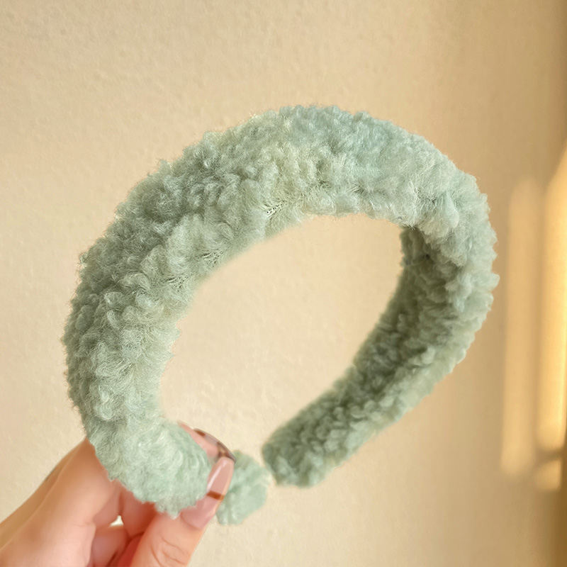 images 10:High-level lamb hair hoop shampoo face-washed head hoop high skull head anti-skid blade card new hair tie in 2022