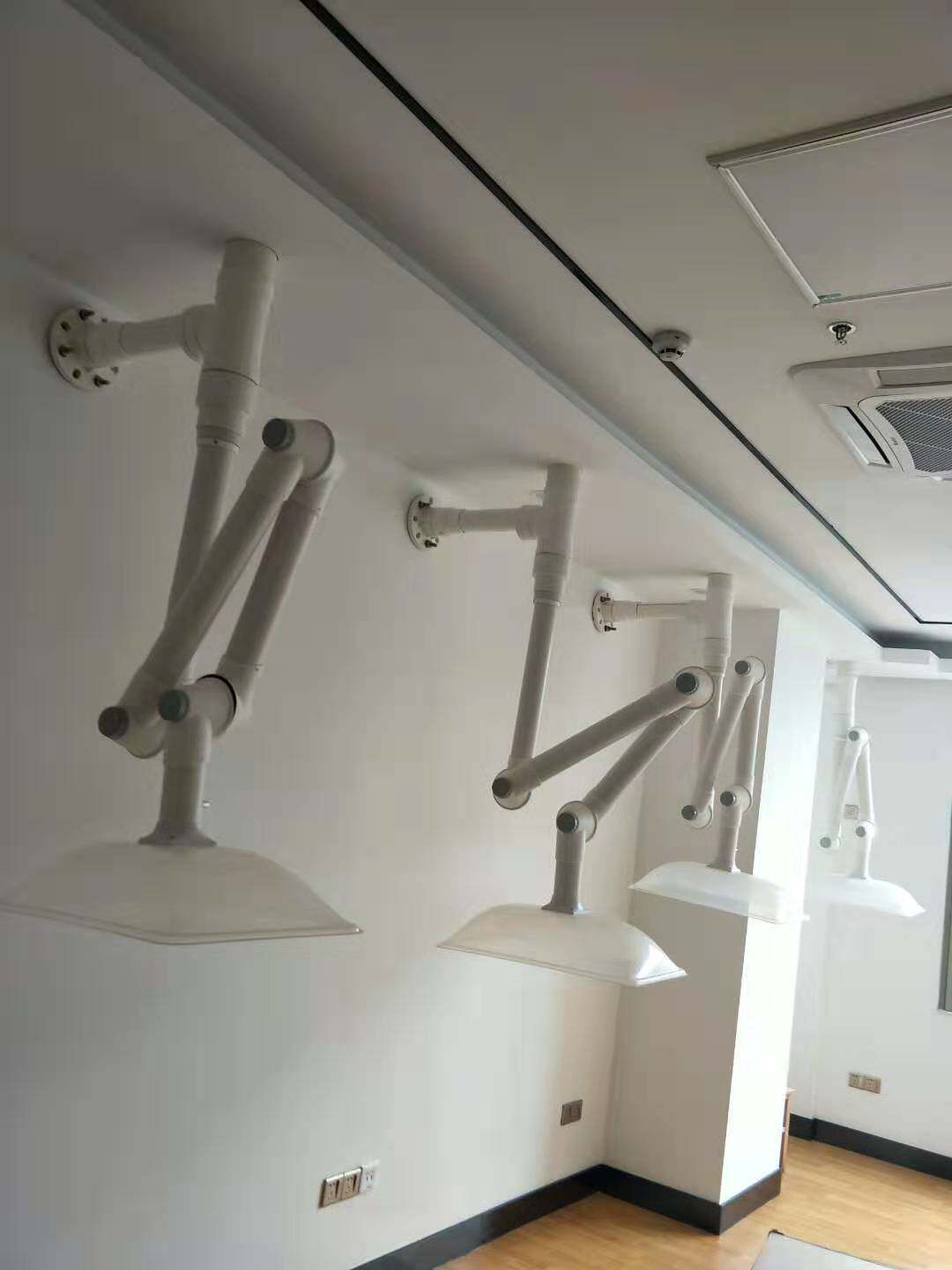 Laboratory suction hood universal positioning joint arm suction exhaust smoke exhaust hood Traditional Chinese moxibustion smoking hood gas-collecting hood