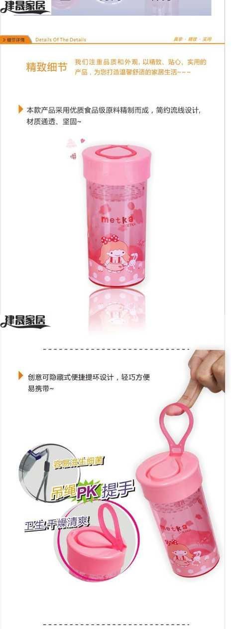 zjb giọt nước cốc di động trẻ em cốc sáng tạo nhà cần thiết hàng ngày thời trang cốc nước cốc nhựa cốc - Cup / Table ware / mài / Phụ kiện