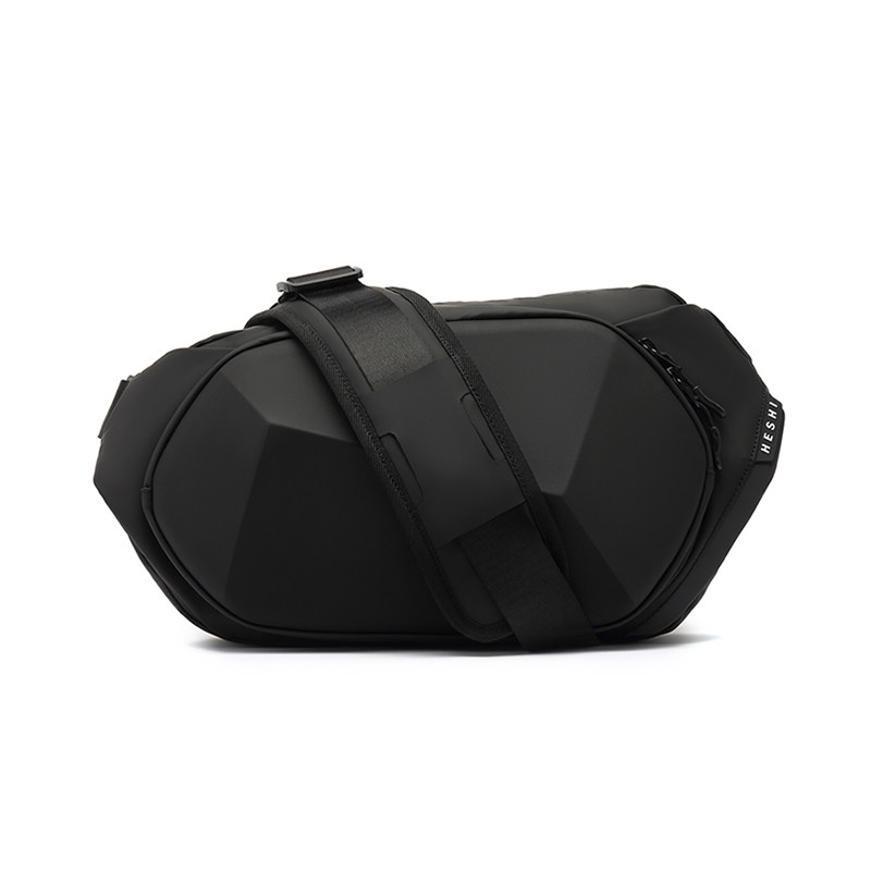 Skew Span Package Men's Large Capacity Casual Single Shoulder Bag Sports Fitness Tidal Card Function Personality Chest Bag Versatile small Shoulder Bag