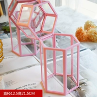 【Стекло】 шесть -шестизащитный цвет розового ковша