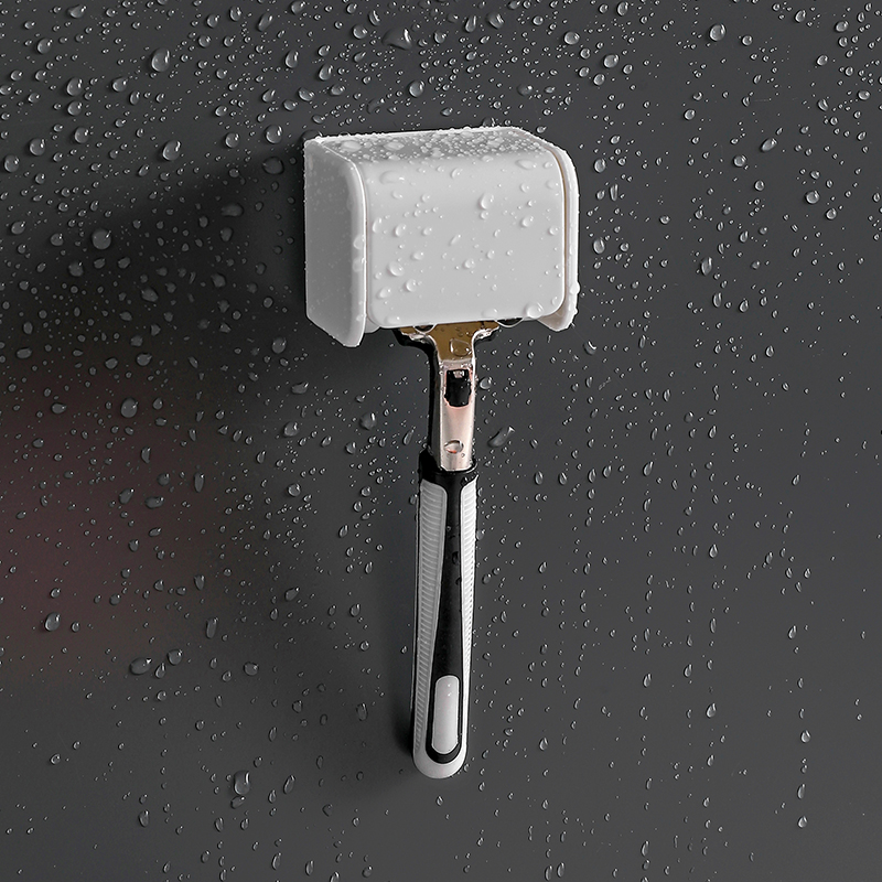 Hanging Gillette razor shelf powder room razor hook hanger storage bracket old-fashioned manual razor seat